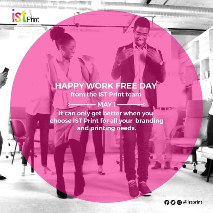 istprint's tweet photo. Happy Workers Day!
#happyworkersday
#May1st #istprint https://t.co/Peok7hzVbE