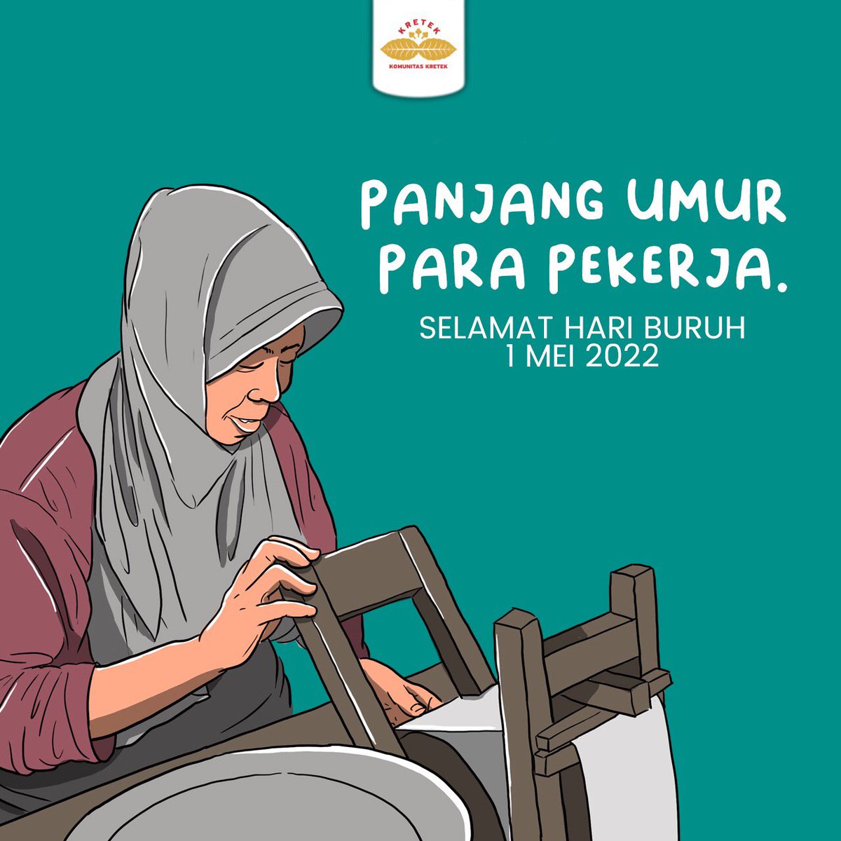 Selamat hari buruh, para pekerja.