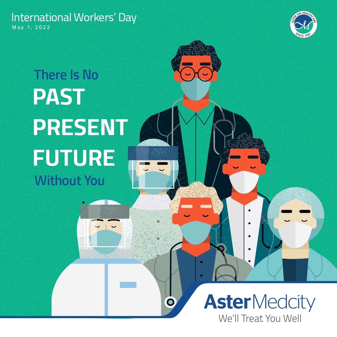 AsterMedcity14's tweet photo. On this International Workers Day, we pay homage to the might & hard work of the workforce, without whom ideas would have just remained ideas.
.
.
.
.
.
.
.
.
.
#workersday #livebetterwithaster #astermedcitykochi #MayDay2022 https://t.co/LLitEuVC2P