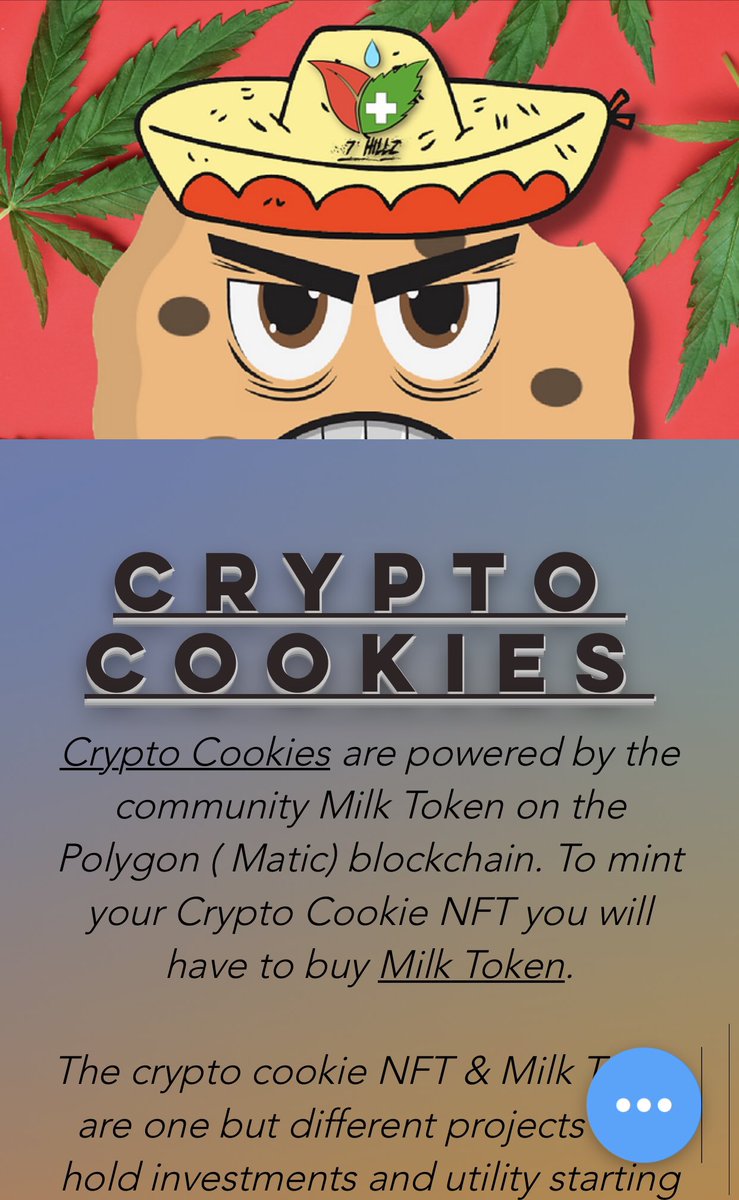 7hillzgro_biz's tweet photo. Buy Milk 🥛 and Mint a Crypto Cookie 🍪 at https://t.co/uiPYkvjtyT 

The token of the future in the Now. The community of the future in the Now. 

Milk token is a currency you build on with 2% reflections for every holder. 

#7hillzgro #NFTCommunity #milktoken #cryptocookie #nft https://t.co/nAY7Y9WBha