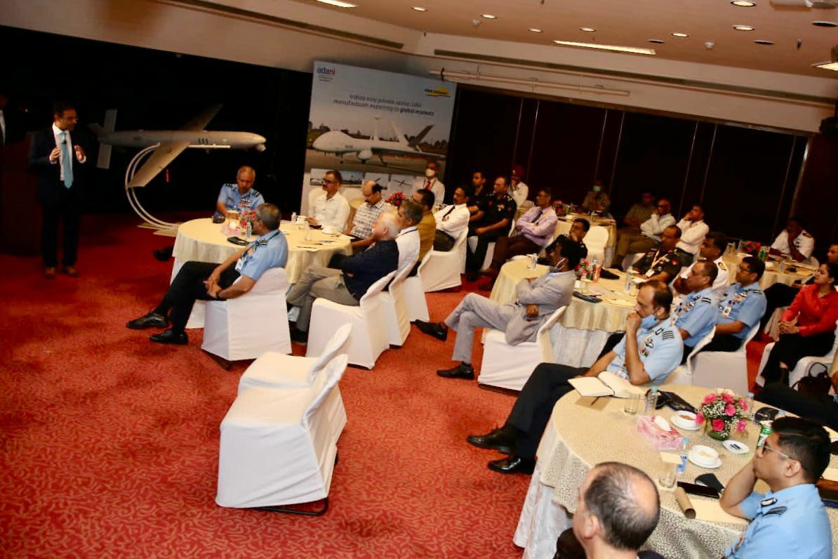 ashrajvanshi's tweet photo. A proud moment for our team to offer a #MakeinIndia solution for enhancing India's ISR capabilities with state-of-the-art unmanned aerial systems; the live capability demonstration was witnessed by 100+ participants in New Delhi. #AdaniDefence #HelpingBuildASecureNation https://t.co/mNe8A0X7S6
