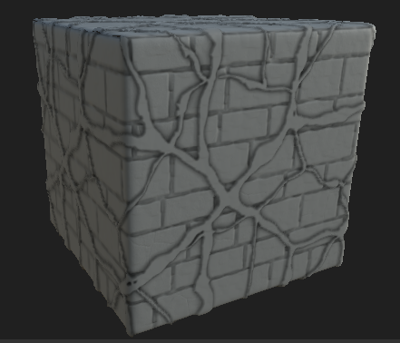 ShamblesElf's tweet photo. Practising with substance designer... it's slowly making more sense. Getting on with some nice viny bricks at the moment #gameart #gamedev https://t.co/hkbhDp2XvY
