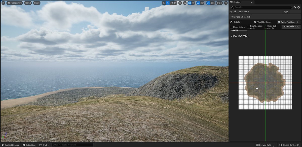PoshIndie's tweet photo. Playing with #UE5's #WorldPartition. I love the mini map more than I should...

#UnrealEngine5 #UnrealEngine #IndieGameDev #indiedeveloper #indiedev #gamedev #gamedeveloper #screenshotsaturday https://t.co/3dMW92n0Fu