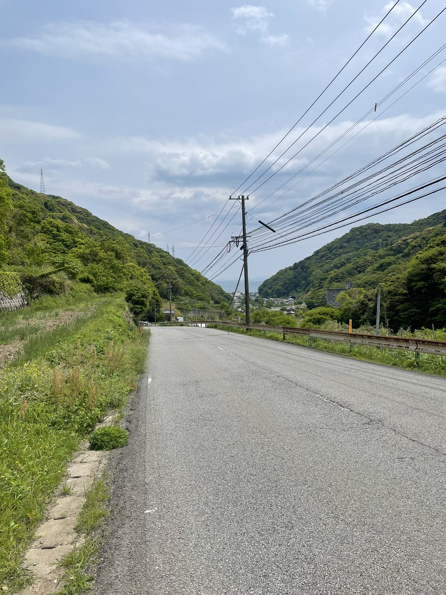 Matsu_GROM125's tweet photo. 別府湾見えてきた！！！ https://t.co/zekGaFY0S0