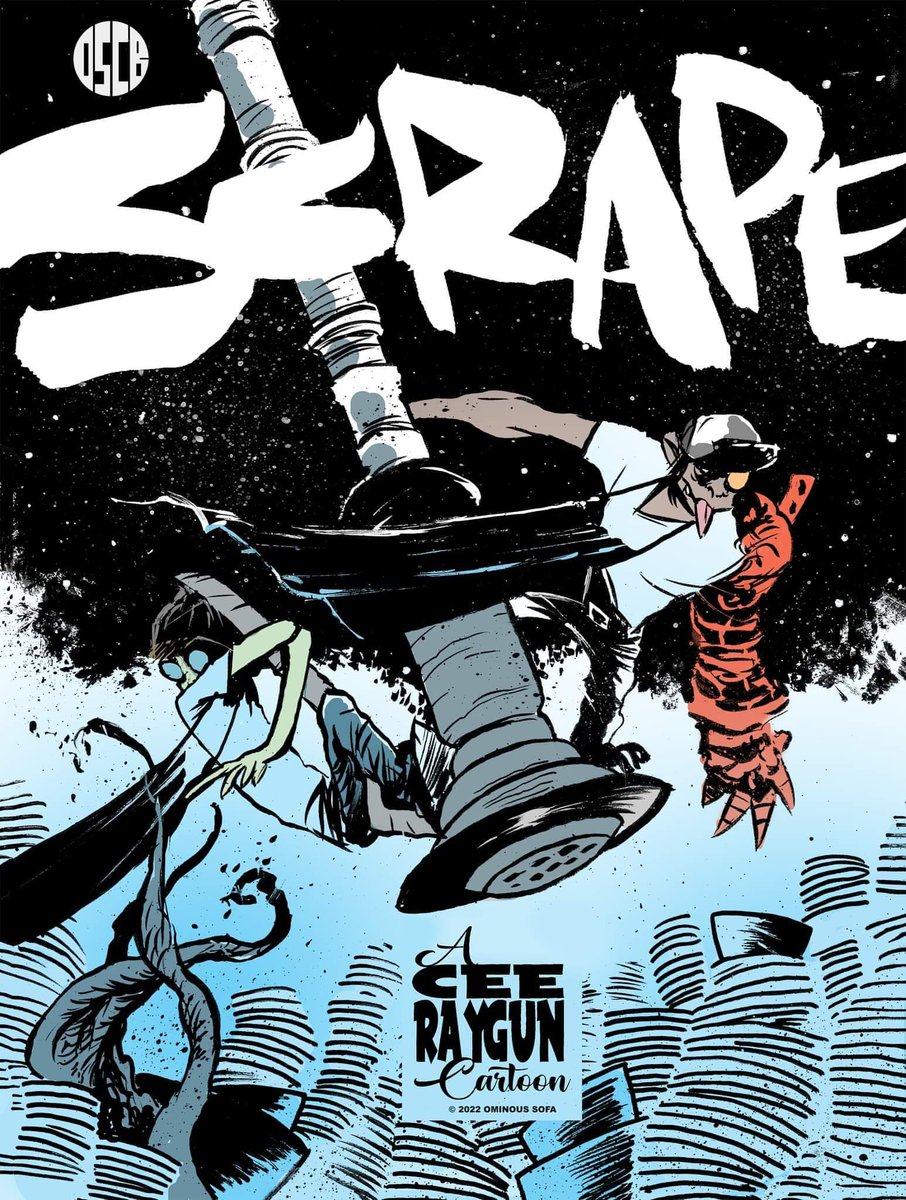 CeeRaygun's tweet photo. @Prophecy_Comics So I got a new comic coming out. It's about a couple Space dishwashers and all the galactic trouble they get in.

https://t.co/Uu7Ud8gH8j https://t.co/izSGcwDscc
