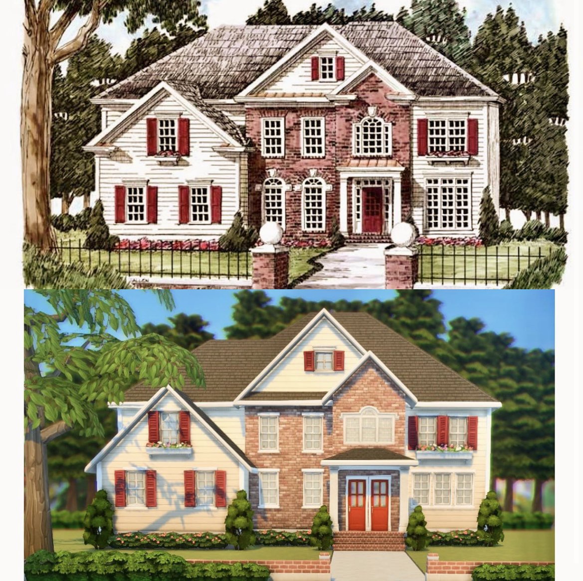 lavahcakes's tweet photo. Built a Suburban Home 💚 (Gallery ID: lavahcake) #Sims4 #TheSims4 #ts4 #ShowUsYourBuilds #sccregram https://t.co/BHTCZIS7zZ
