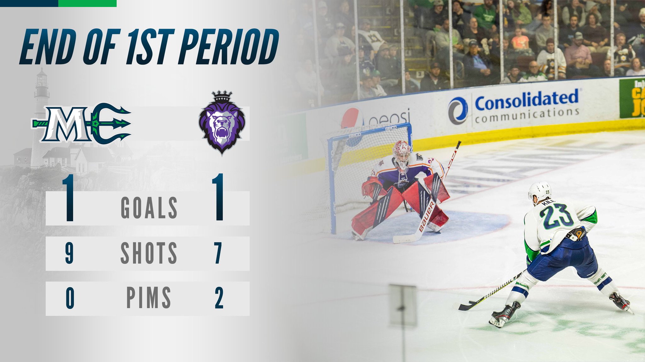 Maine Mariners on Twitter "After 20 minutes of play, the game is tied