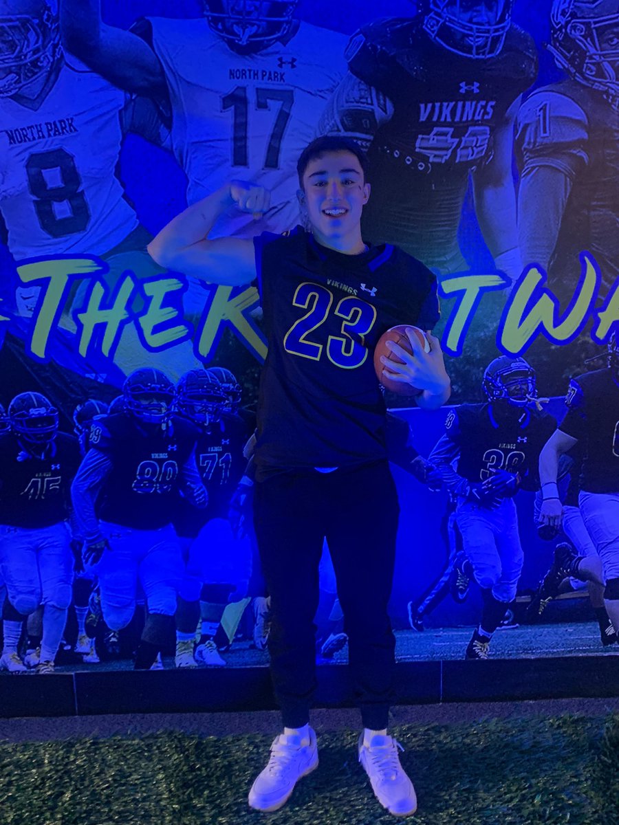 Had a great visit earlier today at <a href="/NPUFootball/">North Park Football</a>! Thank you for the great experience, can’t wait to come visit again! <a href="/CoachRook/">Kyle Rooker</a> <a href="/CoachWalsh62/">Connor Walsh</a> <a href="/Ncsmith_1/">Nate Smith</a> <a href="/CoachForen/">Adam Foren</a> <a href="/Cobbs_The_Coach/">James Cobbs</a> <a href="/CoachBigPete/">Peter "Coach Big Pete" Leinweber</a> <a href="/DeepDishFB/">DEEP DISH FOOTBALL</a> <a href="/whippurfb/">Hampshire Football</a>
