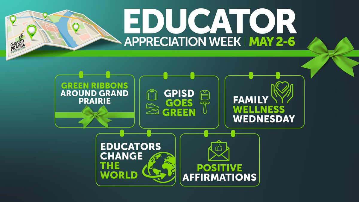 Monday kicks off Educator Appreciation Week! We encourage you to show your support for educators in the classroom &amp; those who ensure our buildings, buses, cafeterias, grounds, and campuses are ready for student success. Learn more: gpisd.org/GPISDeducatora…. #ThankAnEducator