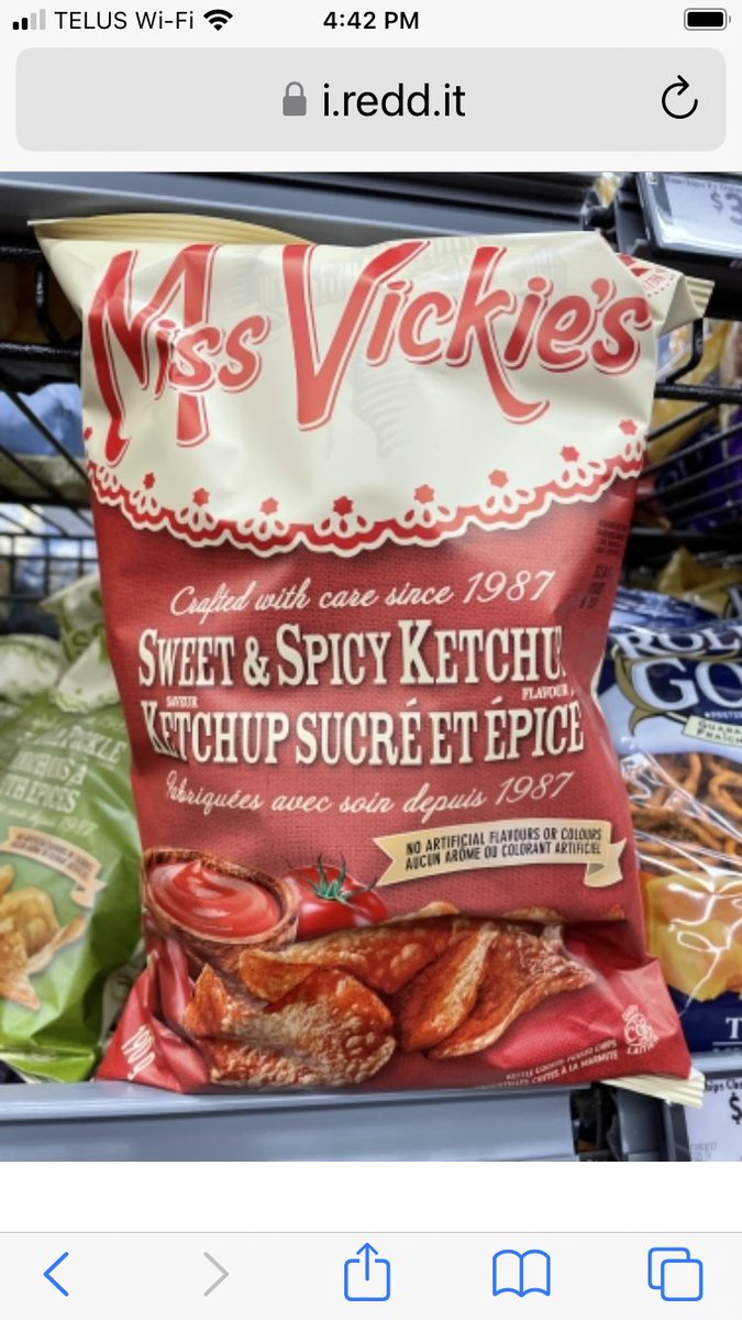 BridgeCityFit's tweet photo. @jannarden Can’t get enough of these sweet and spicy ketchup chips thanks @MissVickiesCA https://t.co/hZoow2aRxP