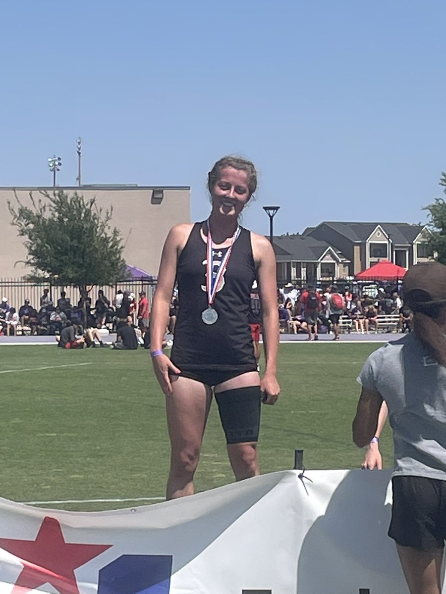 Check out both of these STATE qualifiers. Jesse wins the 100m!! @elliefrye8 qualifies second and shatters the school record with a 57.94 in the 400m.! <a href="/BushlandISD/">Bushland ISD</a>