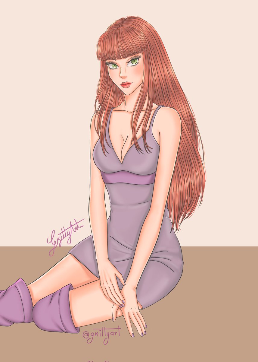 AU Adult Lila Rossi Fanart #Fanarts #MiraculousLadybug #lilarossi #fanartml