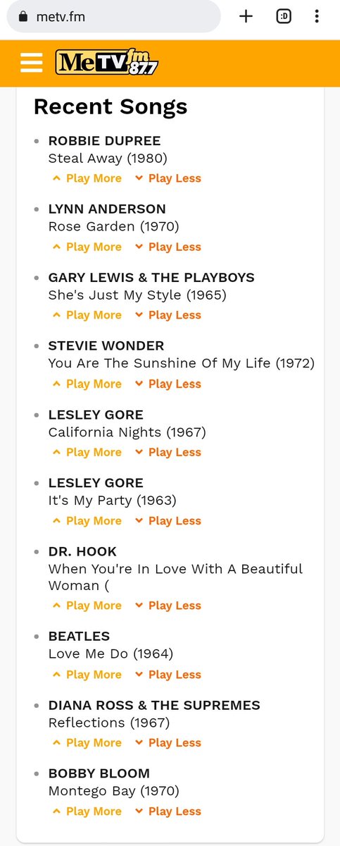 VenusInMomJeans's tweet photo. On 87.7FM @MeTVFM https://t.co/fBT7nll9Ay
#FirstsAndLasts Weekend
The #FirstAndLast Top 40 hit of #LesleyGore 🕊 https://t.co/HQhH1PnWdK
