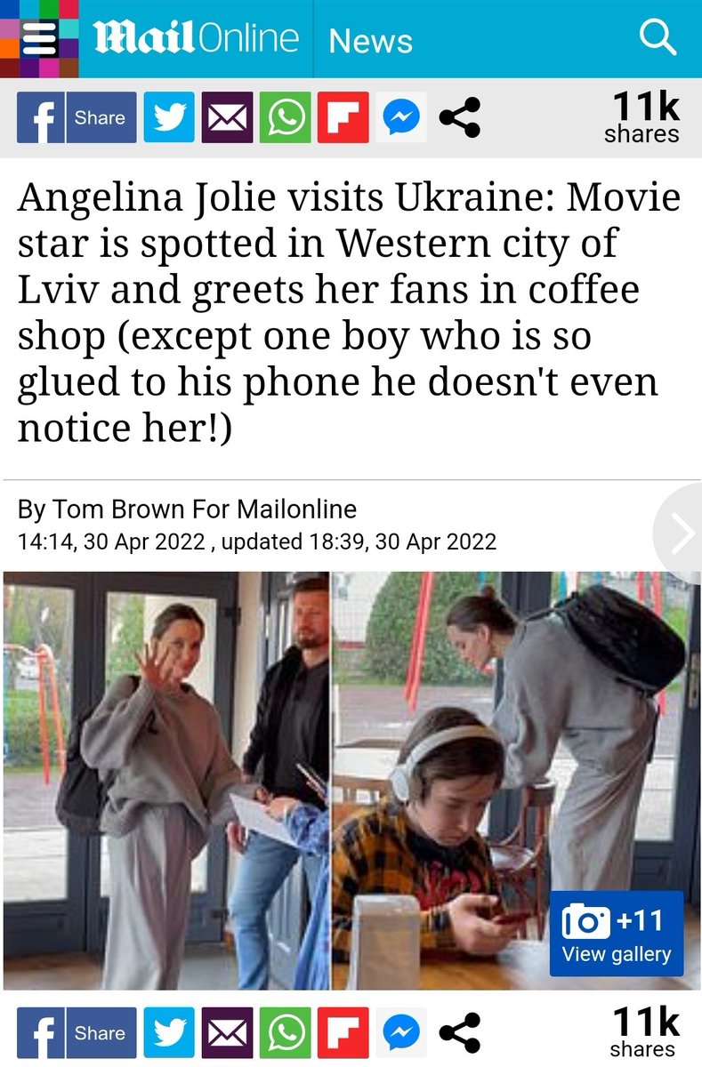 Sorry, but isn't there supposed to be a WAR on? How come celebs pop over for a coffee???? #Awakened #AwakenedWiki #Truth #Wiki #AngelinaJolie #Ukraine