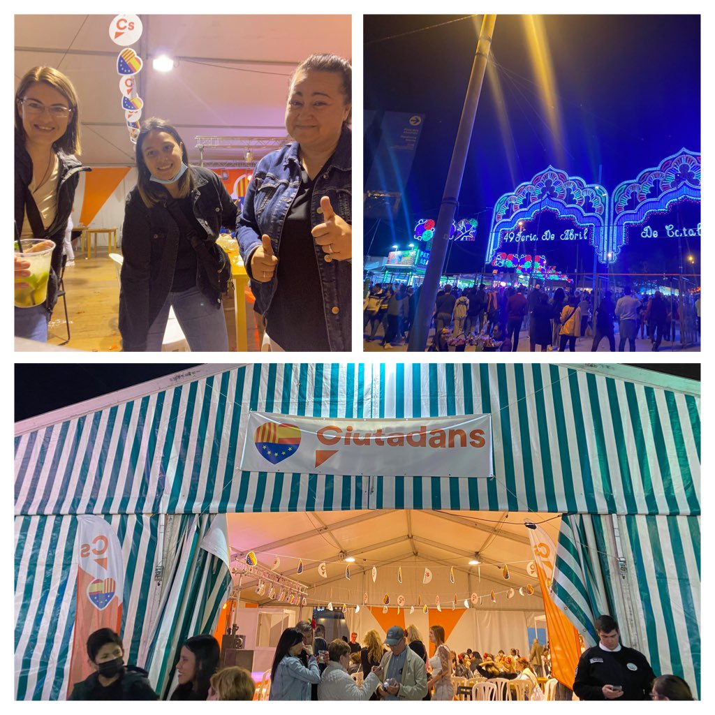💃🏻Disfrutando de la Feria de Abril en la caseta de <a href="/CiudadanosCs/">Ciudadanos 🇪🇸🇪🇺</a>