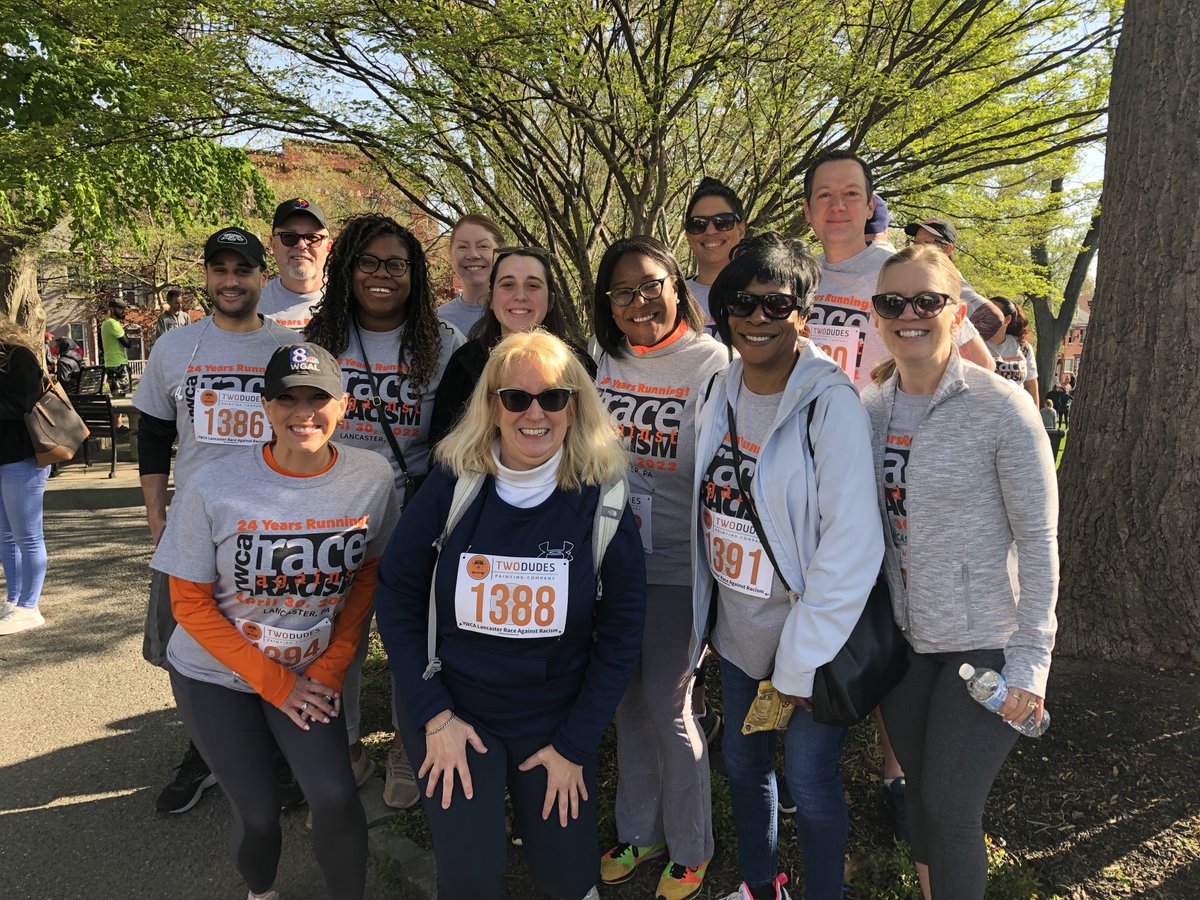 Thanks to the WGAL8 team and the thousands more who supported racial and gender equality in the 24th Race Against Racism in Lancaster this morning!