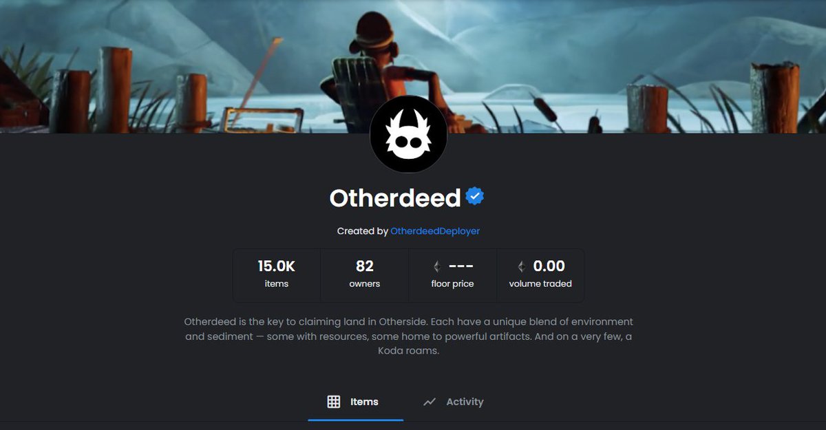 hotlneblng_'s tweet image. Otherdeed is verified on @opensea 🔥

"And on a very few, a Koda roams." 👀