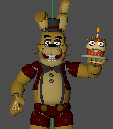 Emulator on X: The brokens fanart by @2_gamer09 #FNAF #OC #model  #render #Animatronic #fnaf  / X