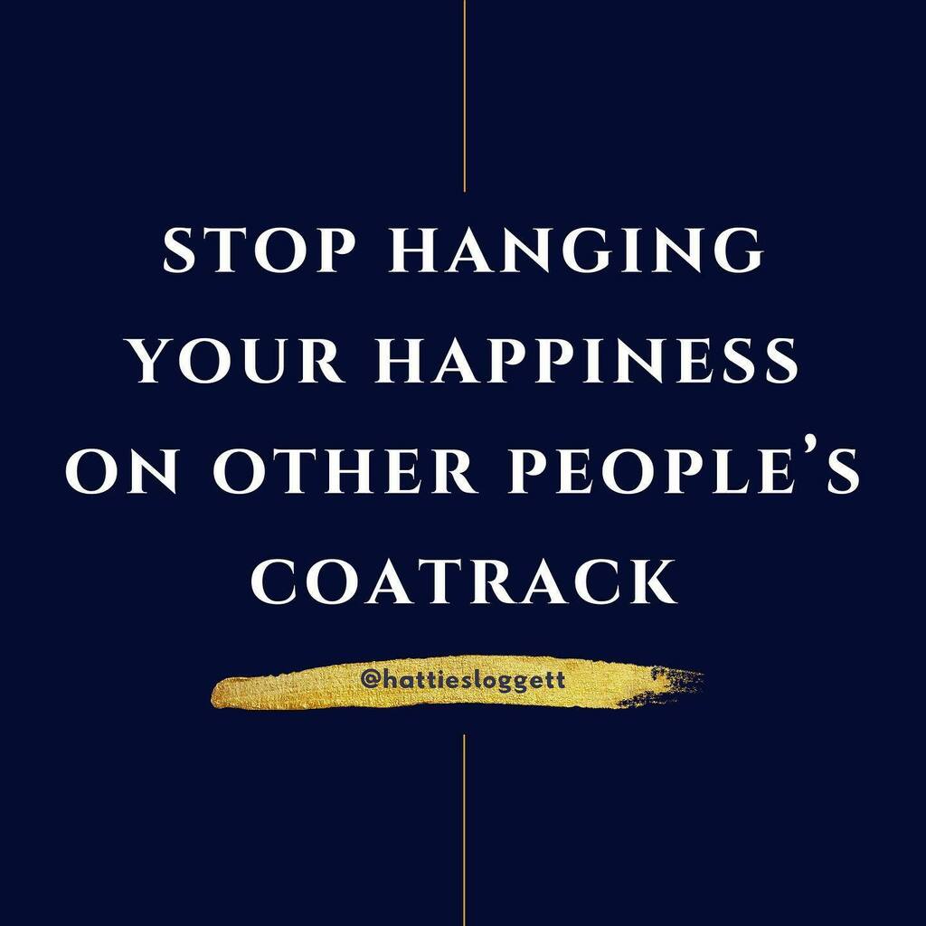 - THIS 👆🏻 -

Our happiness is not reliant on others. 

It is ours.✨

Created by us, grown by us and belongs to each of us individually.

So cherish it, keep it close and don’t give it away to others to look after. 💫
.
.
.
#thoughts #quotestoliveby #p… instagr.am/p/Cc_iWHhoH7d/