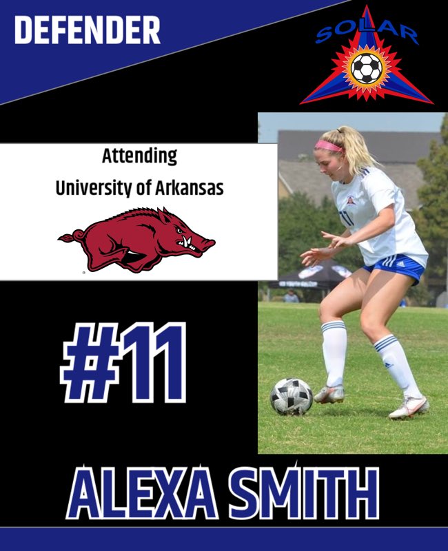 Honoring Our Seniors!

<a href="/alexaasmiithh/">alexa</a> joined our team 2 years ago and made an immediate impact becoming a starter very quickly. Her ability to play defense changed the complexion of our team by providing flexibility for our midfield. Alexa will be attending the Univ of Arkansas.