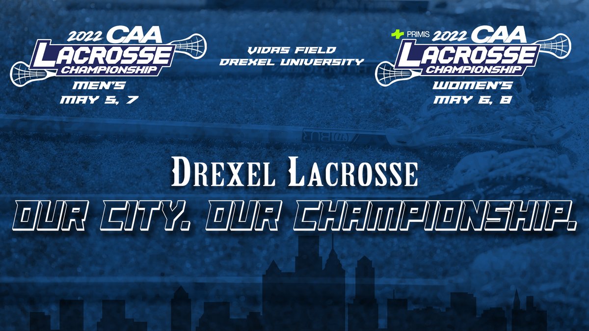 It's championship time as <a href="/DrexelMLax/">Drexel Men's Lax</a> and <a href="/DrexelWLax/">Drexel Women's Lacrosse</a> look for 𝔹𝕒𝕔𝕜 2⃣ 𝔹𝕒𝕔𝕜 trips to the NCAA Championship as they compete in the CAA Tournament at Vidas Field!!

Get all the details 👇
bit.ly/3LAwPz5

#FearTheDragon