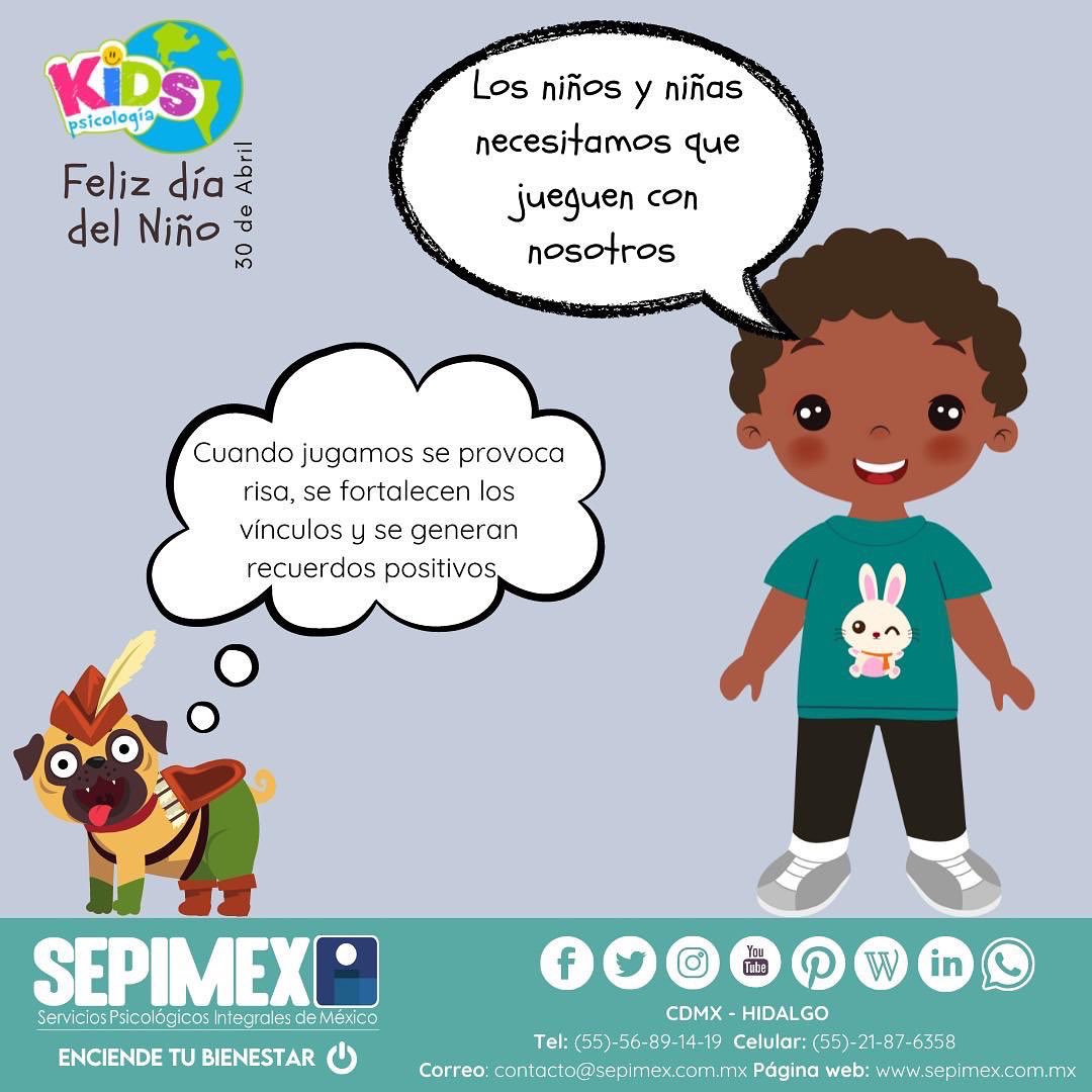 SEPIMEX's tweet photo. Una forma de festejar a los niños y niñas es cuidar su salud emocional y ayudarlos para que disfruten al máximo esta etapa. 

 "Lo que uno ama en la infancia se queda en el corazón para siempre" (Rousseau). 

¡Feliz Día del niño y la niña!
#SaludMental https://t.co/wNgKJaOJeD