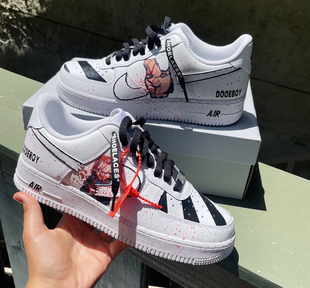AquilanoBrianna's tweet photo. Waiting for my viral day but until then… wanna play ?? 🗡🔥 #customforces #customaf1 #lanodidit https://t.co/F2a9odvKOj