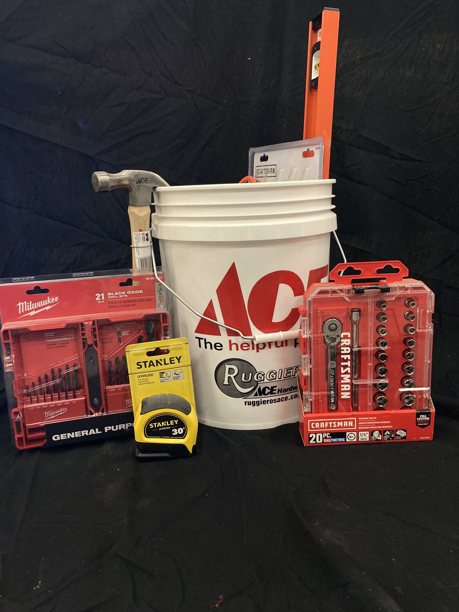 bashaffa's tweet image. Don’t forget about the silent auction we will be holding at Awards Ceremony! Over the next few days leading up to Awards Ceremony we will be doing a preview of the silent auction items we have for you to bid on! Up first is a bucket of assorted tools from ACE Hardware