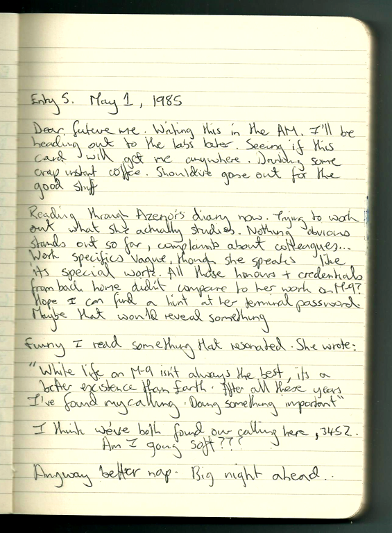 NeoMiamiDiary's tweet photo. Entry 5: May 1, 1985 https://t.co/w2jHEr4BTx