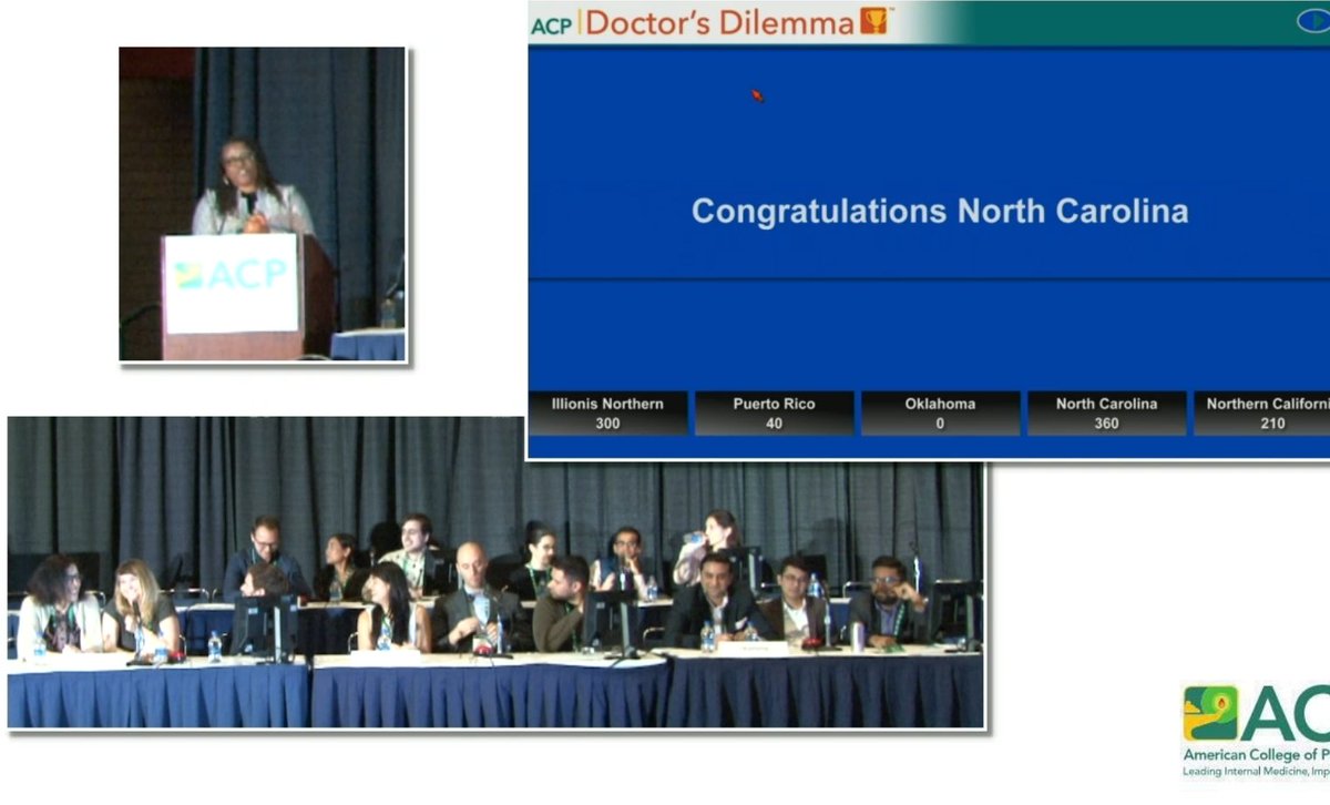 ECU-IM is the new #IM2022 #ACP2022 Doctors Dilemma National Champion🎉🎉🎉!!!
<a href="/ACPinternists/">ACP</a> @acpinternist <a href="/EastCarolina/">ECU</a>