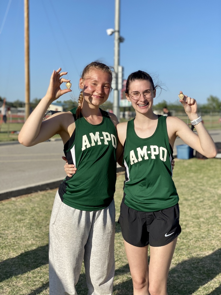 Congratulations to our state track qualifiers: Abby Elliot 400m dash and Sesse Yde in the 2 mile run! Good luck girls!!