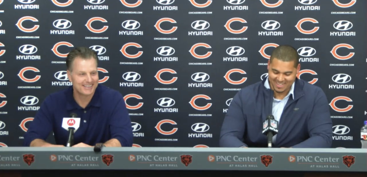 Bleacher Nation Bears on Twitter "This is the happiest a Bears coach and general manager have