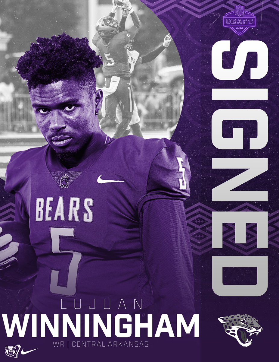 #DUUUVAL  

Get your popcorn ready @Lwinningham11 is headed to the <a href="/Jaguars/">Jacksonville Jaguars</a>. Congratulations!!

#NFLDraft #BearClawsUp