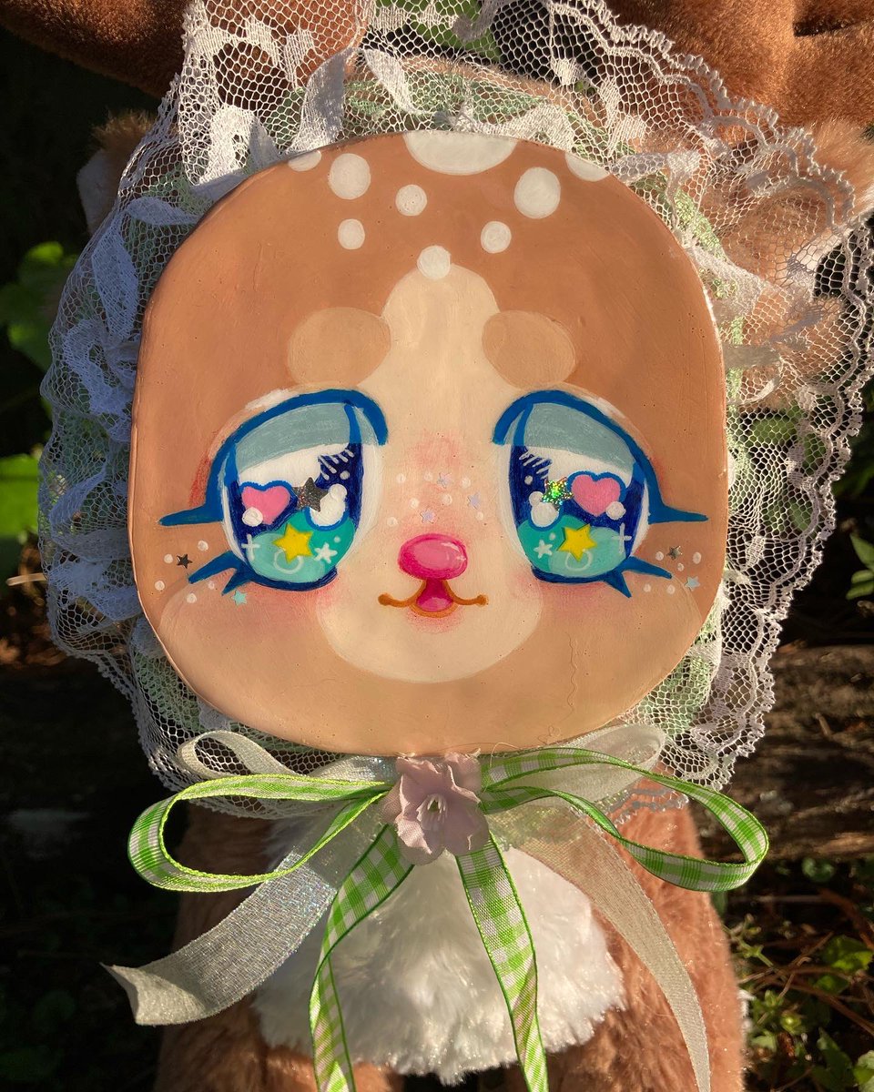 dreameeblue's tweet image. My first #clayfaceplush! Super inspired by lazy._.space on Insta, and @azakaiarts . This was a lot of fun &amp;amp; i’m definitely making more ✨

#artistsoninstagram #ooak #upcycledplushie #handmade #ooakplush #plush #plushie #upcycledart #deer #kawaii #kawaiiaesthetic #kawaiiplush