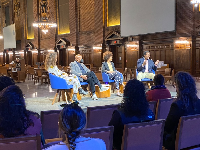 Last night I was lucky enough to attend a panel at Yale with Stefanie Batten Bland and Drs. Elijah Anderson and Neftalie Williams. 

Proud to consider Dr. Williams a mentor of mine.

Who knows? Might see ya boy on that stage one day. 

#skatetwitter #NHV #gscia