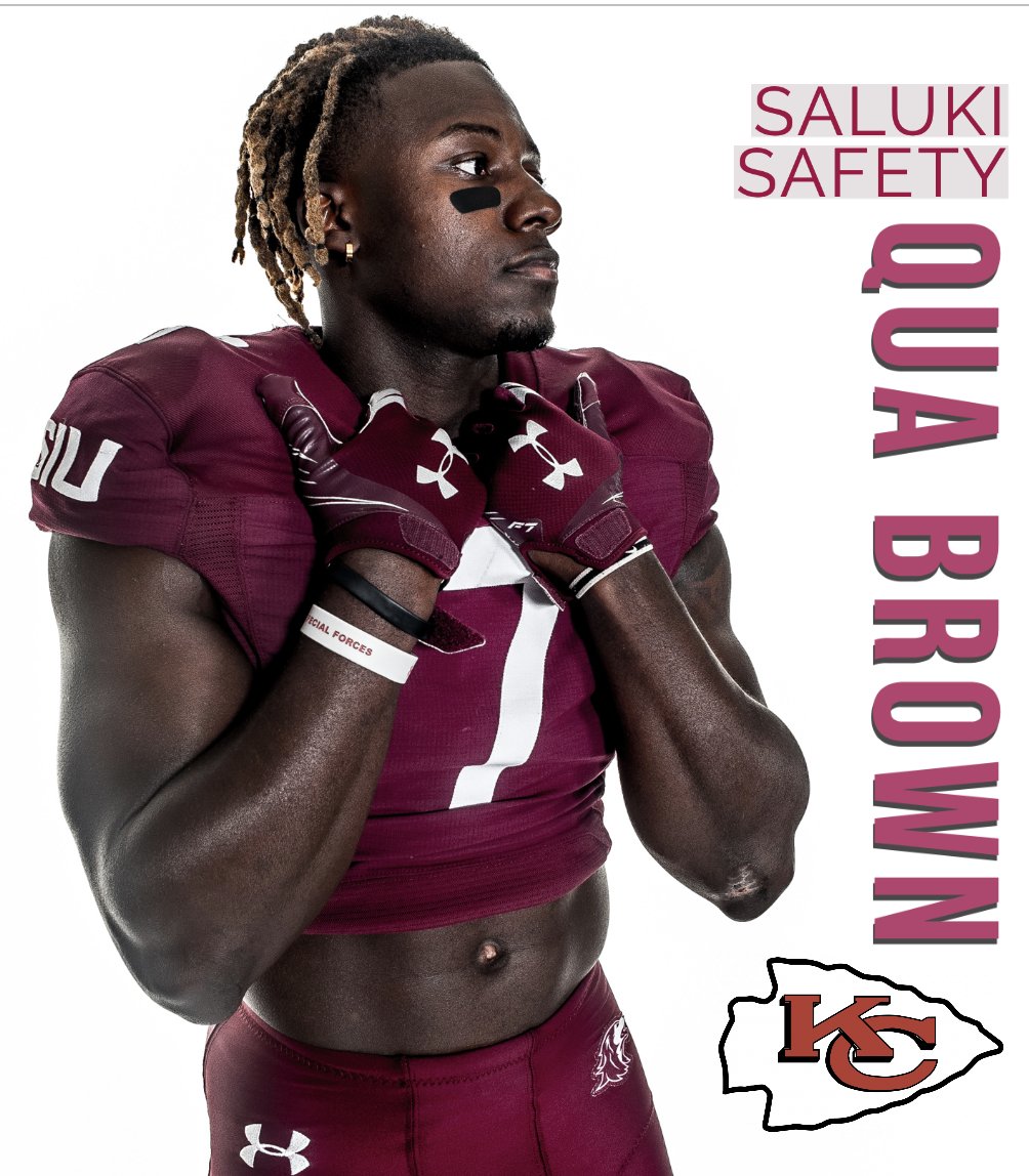 More NFL dreams came true tonight. Congrats <a href="/quabrown_/">Quá Brown</a> on signing a free agent contract with the #Chiefs. Finished his career at SIU ranked No. 16 in tackles (283) and No. 2 in forced fumbles (6).

siusalukis.com/sports/footbal…