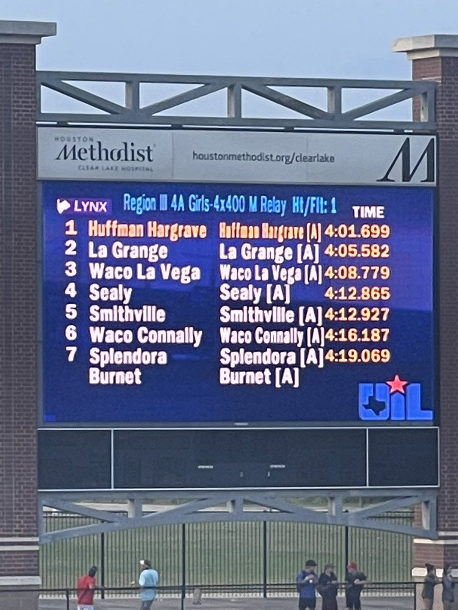 Girls 4x400 are Regional Champions!!! New School Record!!! Rika Witt, Lexi Rousseau, Hannah Noel, and Lilly Sarbeck!!! Let’s GO!!!!