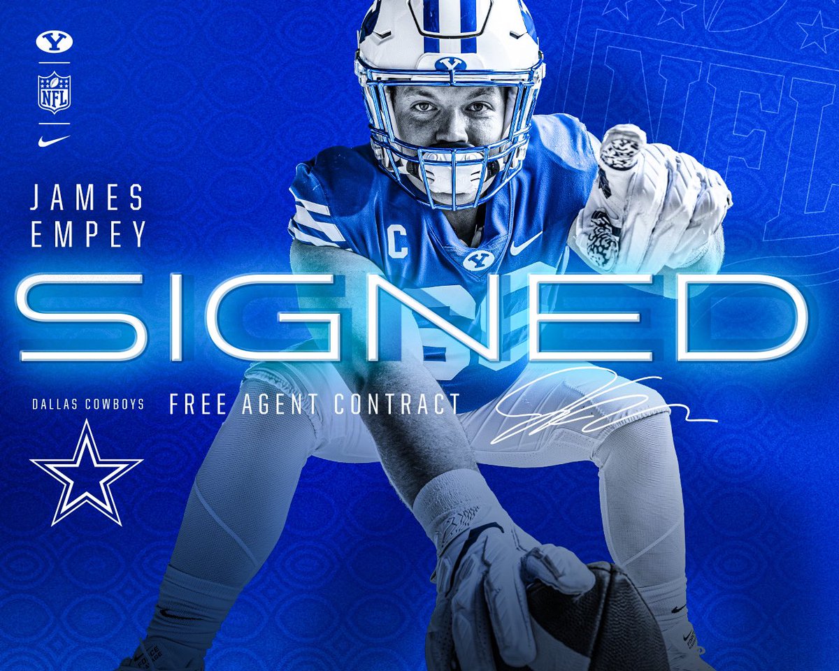 BYU FOOTBALL (@byufootball) on Twitter photo ππππππππ <a href="/JEmpey66/">James Empey</a>ββ
BYU π <a href="/dallascowboys/">Dallas Cowboys</a>
#BYUFOOTBALL x #DallasCowboys ππππππππ <a href="/JEmpey66/">James Empey</a>ββ
BYU π <a href="/dallascowboys/">Dallas Cowboys</a>
#BYUFOOTBALL x #DallasCowboys