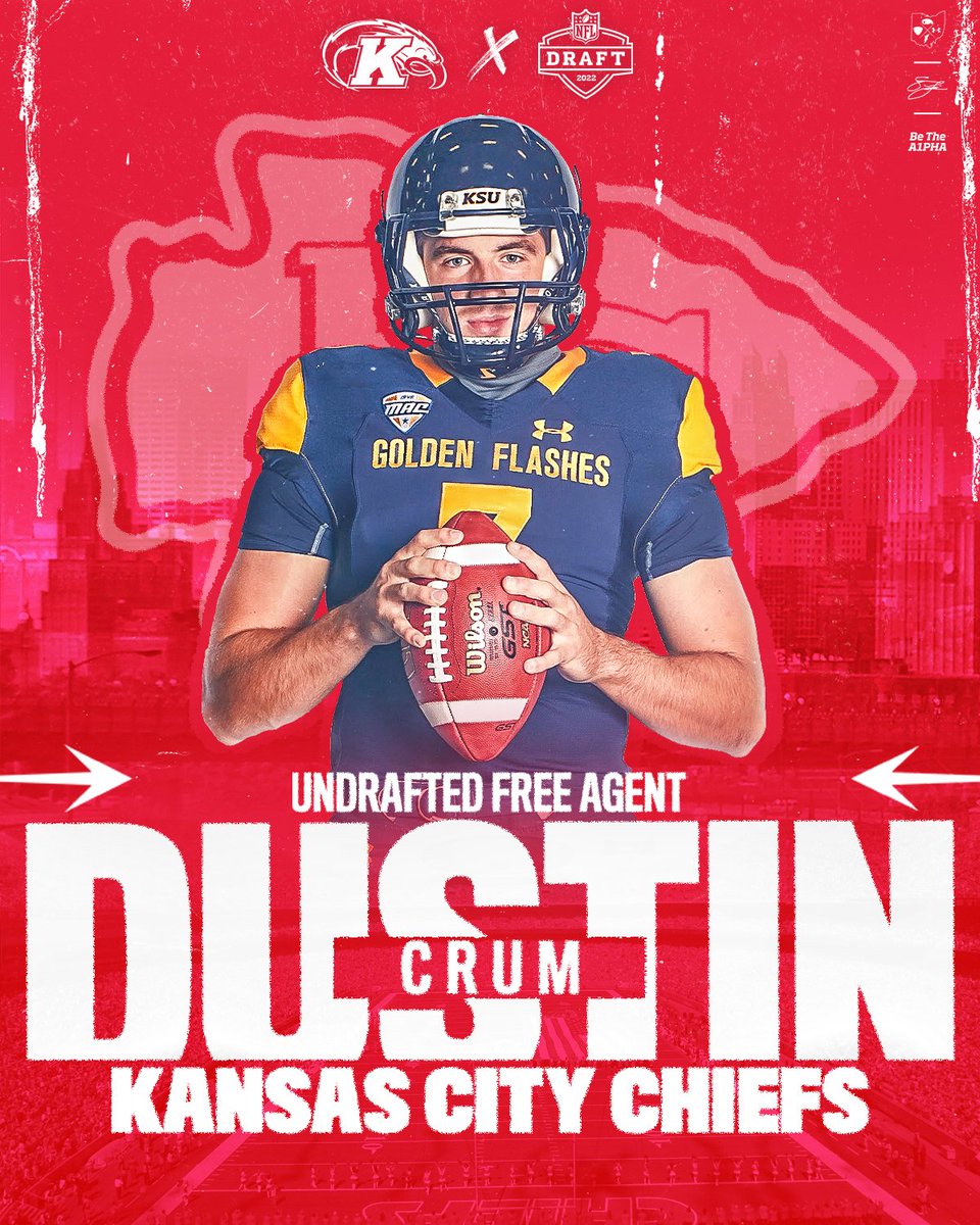 .@Dustin_Crum14 is heading to KC‼️

#BeTheAlpha🦅 | #ChiefsKingdom