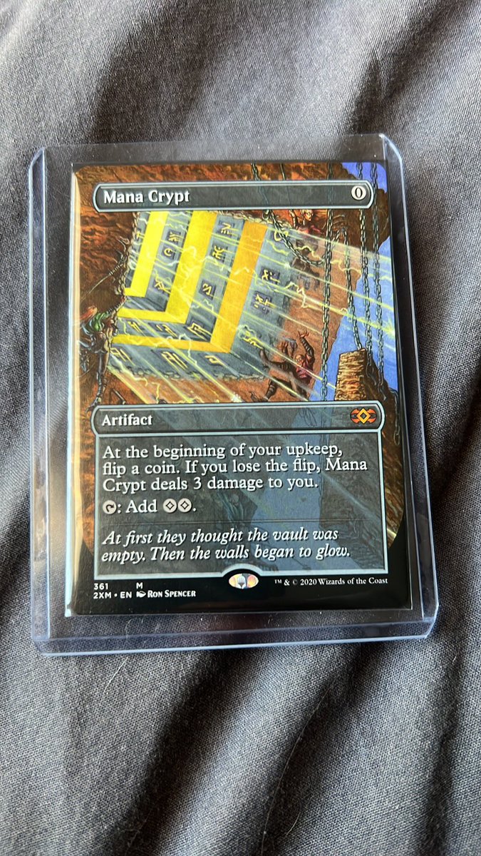 mase_magic's tweet photo. Pack fresh crypt added to my collection today ✅ #MaseMagicCards #mtg #manacrypt https://t.co/yU7zCKVjEQ