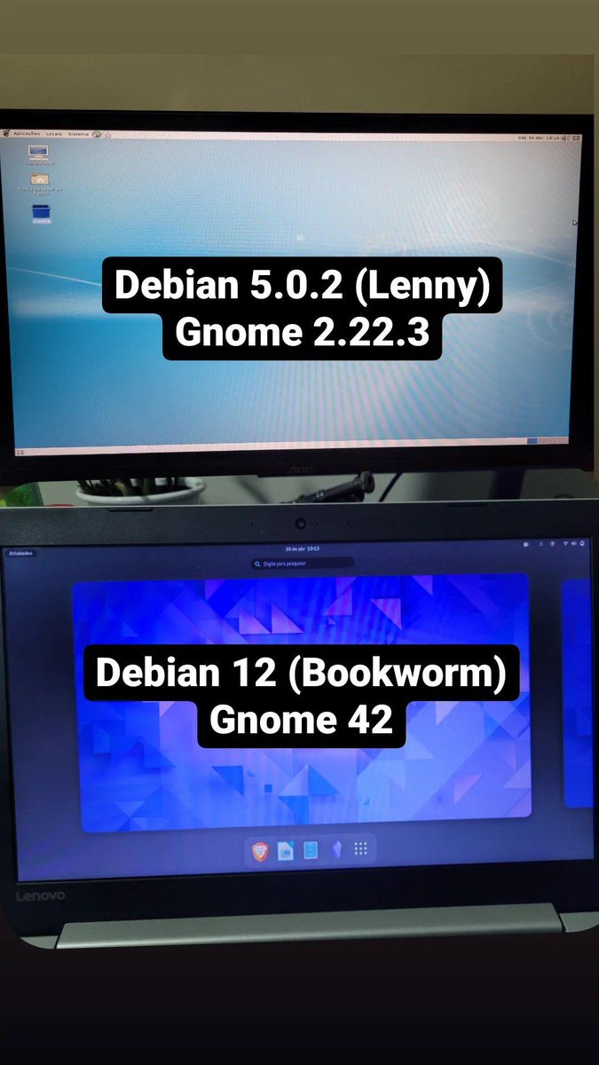 daniloarantes's tweet image. Um pouco de nostalgia instalando o Debian 5. Bacana comparar a evolução do @gnome da época com o que temos hoje.