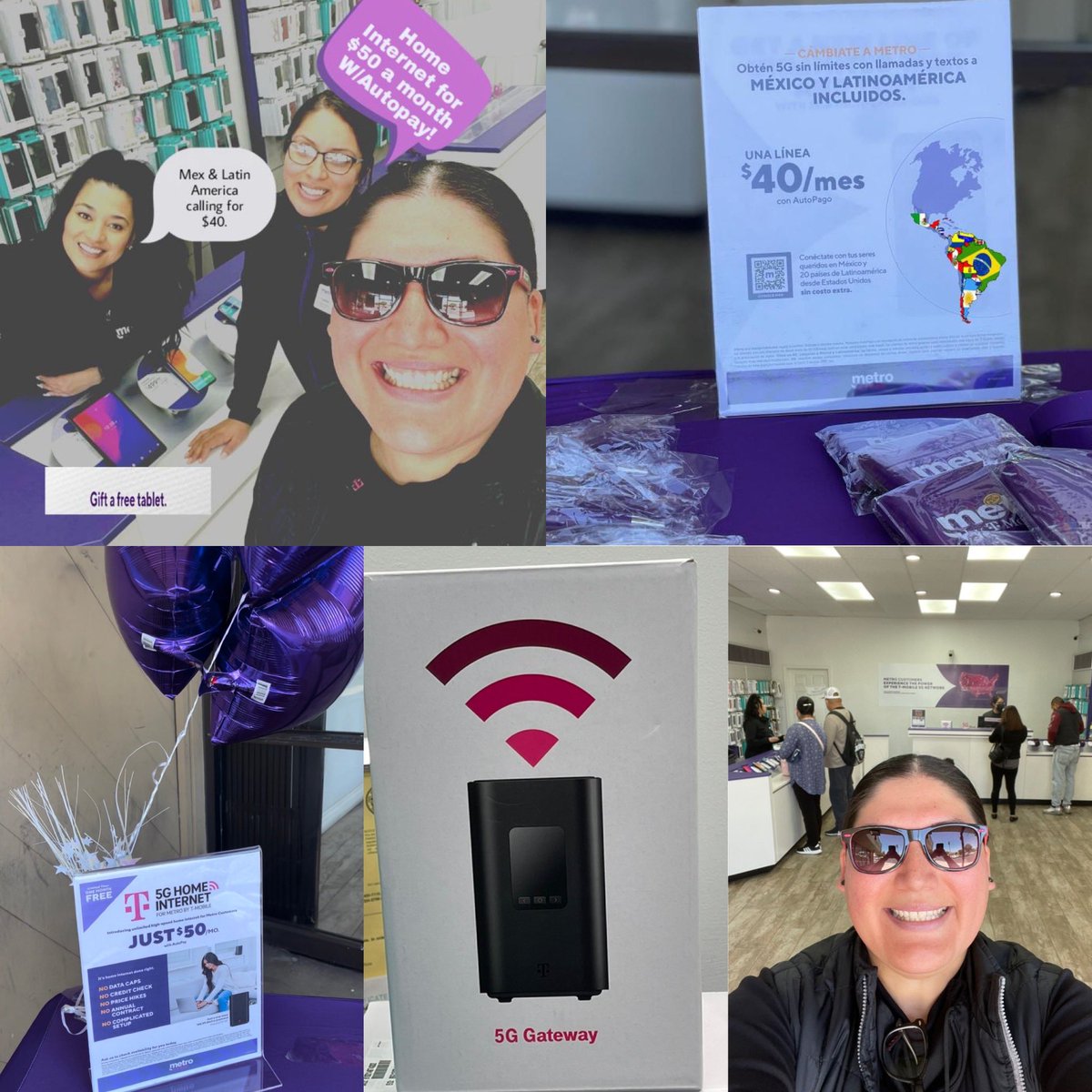 Mexico &amp; Latino America calling just in time to kickoff this Pre-Cinco de Mayo weekend celebration. Come on down and check out our NEW 5G Home Internet, your first month is FREE on US!