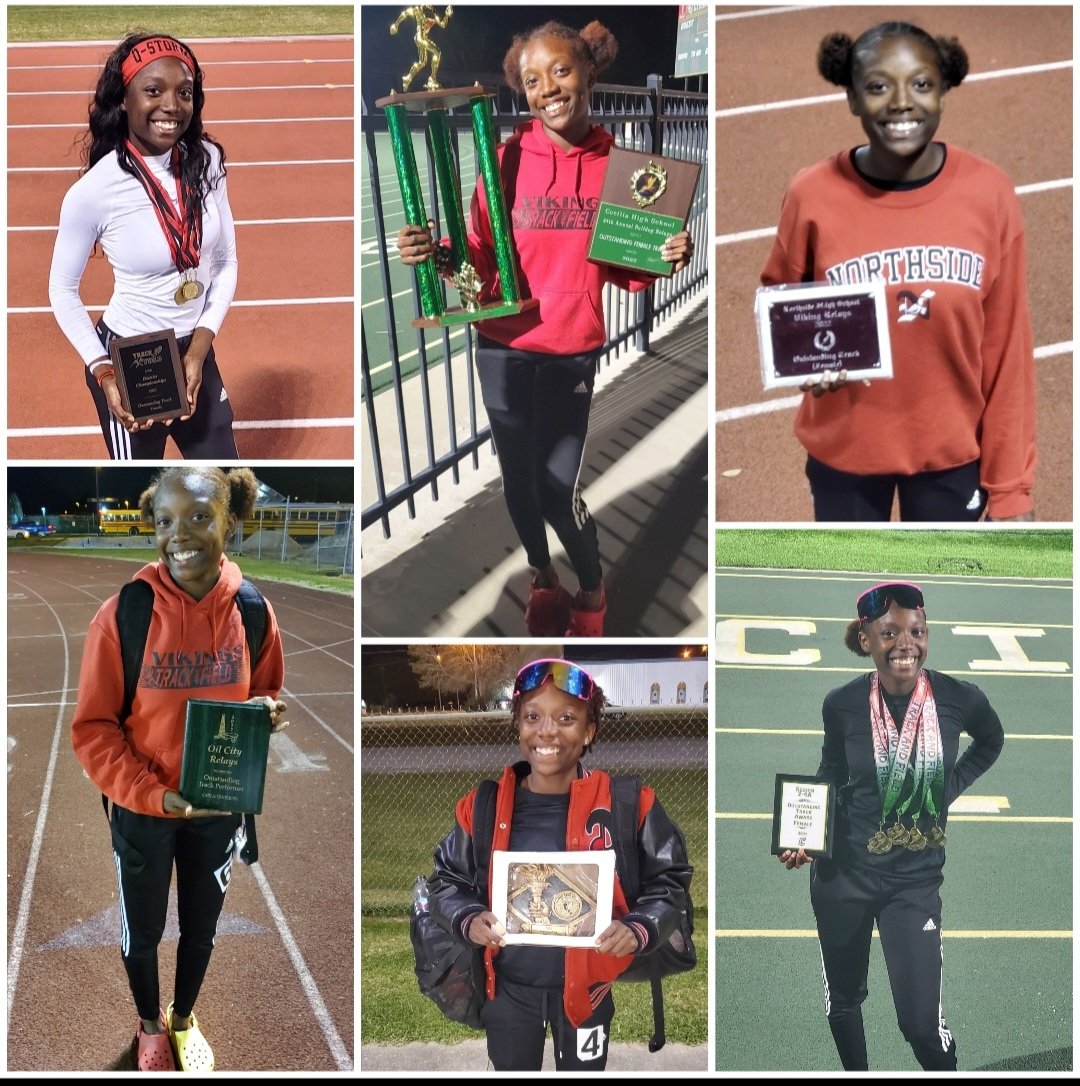 quincyesimon23's tweet photo. This season has been a blessing. I received Outstanding Female Track Performance 6 times.

LHSAA 4A Regional Track Meet was a huge success.  I qualified to compete in the state track meet in the following events:
100M
200M
400M
4x200M Relay https://t.co/C9rKzIgCtw