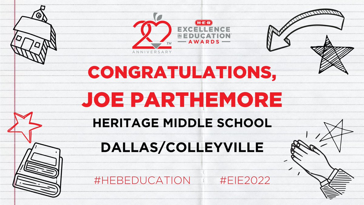 HEB Excellence in Education tweet media