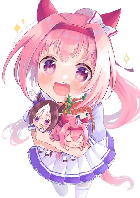 ウマ娘絵描きはじめてから1年経ってた〜これは初めの頃描いたうららちゃん🌸 