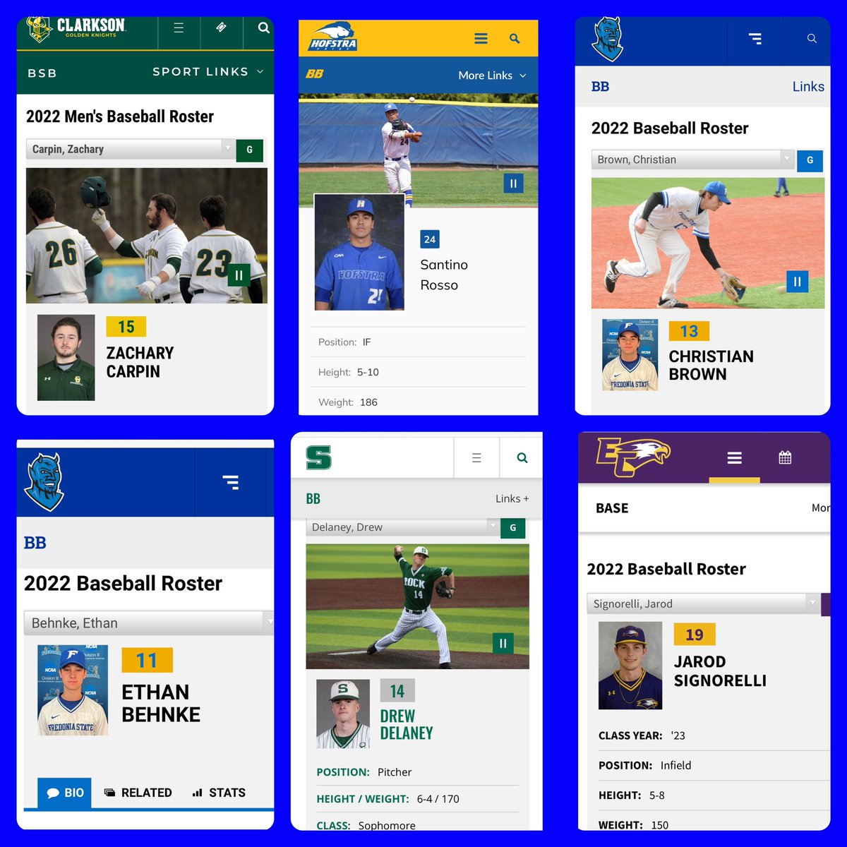 Victor Baseball (@vshsbaseball) on Twitter photo Let’s recognize our Blue Devils playing at the college level right now. Tino Rosso Jarod Signorelli
Drew Delaney. Zachary Carpin
Ethan Behnke Christian Brown <a href="/HofstraBaseball/">Hofstra Baseball</a> <a href="/CUKnightBase/">Clarkson Baseball</a> <a href="/FredSt_Baseball/">Fredonia Baseball</a> <a href="/SRAHSBaseBall/">Slippery Rock Area High School Baseball</a> <a href="/ElmiraBaseball/">Elmira Baseball</a> Let’s recognize our Blue Devils playing at the college level right now. Tino Rosso Jarod Signorelli
Drew Delaney. Zachary Carpin
Ethan Behnke Christian Brown <a href="/HofstraBaseball/">Hofstra Baseball</a> <a href="/CUKnightBase/">Clarkson Baseball</a> <a href="/FredSt_Baseball/">Fredonia Baseball</a> <a href="/SRAHSBaseBall/">Slippery Rock Area High School Baseball</a> <a href="/ElmiraBaseball/">Elmira Baseball</a>
