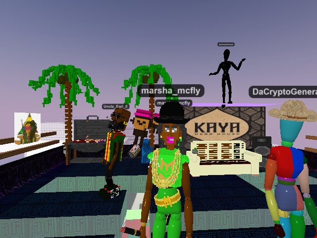 womptron's tweet photo. “Rooftop vibes. #TuffLikeIron #DigitalDread #NFT Showcase” - at TinoVerse - by marsha_mcfly https://t.co/TIqzlfTg90 https://t.co/b1G3rlJeBg