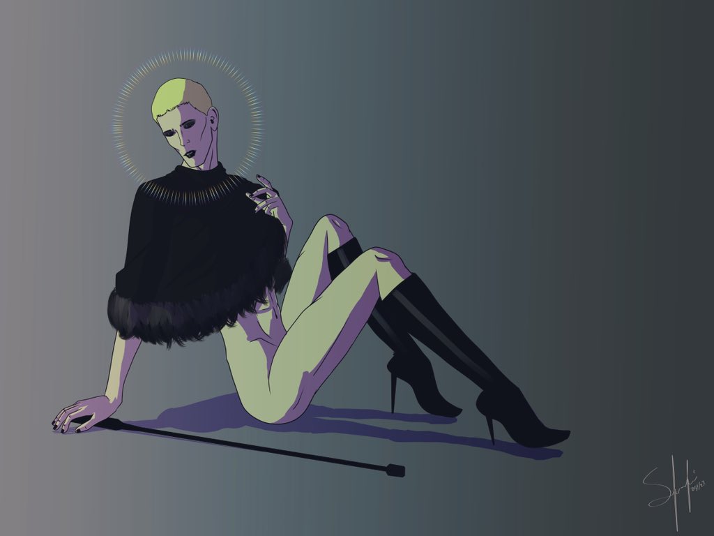 SuhariniCF's tweet photo. “Lou Reed: The Venus in Furs”

Ilustración inspirada por la canción “Venus in Furs” que Lou Reed escribió y grabó con The Velvet Underground.
#myart #art #queerart #rock #glamrock #rockicon #queericon #digitalart #digitaldrawing #loureed #thevelvetunderground #venusinfurs https://t.co/3NBtJCxeCX