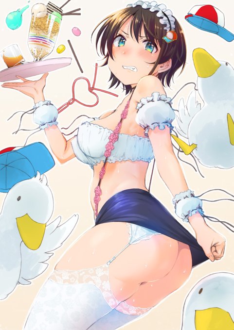 ううっスバル、パッツパツのタイトスカート履いて丸いお尻こっちに見せて……っ そして恥ずかしがってくれ……払うから……! 