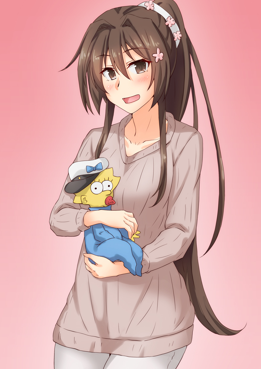 艦これ「大和と幼女提督
#艦これ 」|あんちのイラスト